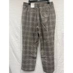 Nine West Plaid Trousers High Rise Straight Leg Pants Womens 16 Photo 4