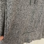 Aerie Just Add Leggings Sweater Heathered Gray Size Medium Cowl Neck Drawstring Photo 1