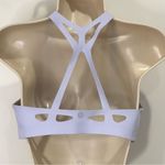 Lululemon  Court Challenger Bra Laser Cut Medium Support Serene Blue Lilac Size 8 Photo 4