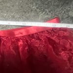 New! Red Lingerie Skirt with Open Back Garter Belt Size undefined Photo 1