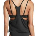 Athleta Seascape Bra Cup Tankini Top Women's 38B/C Black Swimsuit UPF 50+ Beach Photo 1