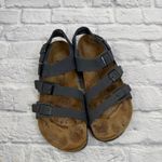 Birkenstock  Birki’s Ellice 3 Strap Sandals Blue Size 40 70 260 L9 M7 Photo 1