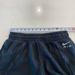 Nike ‎ Fleece Black High Rise Cotton Shorts Size Medium Photo 8