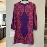 Juicy Couture Pink Purple Paisley Shift Dress SIZE 0 Photo 6