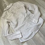 James Perse Shirt cotton striped button down womens Beige (medium) contemporary Photo 3