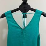 Johnny Was NWOT  Calme Tiered Ruffles V-Neck Trapeze Midi Dress Size S Teal Photo 5