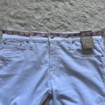 Madewell Jeans Petite Kick Out Crop Mid-Rise Stretch Pure White 31P NWT New Photo 10