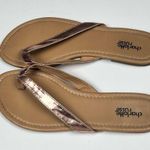 Charlotte Russe Women's Metallic Gold Tone Sandals Sz 8 Photo 1