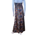 Band of Gypsies Sleeveless Tribal Print Maxi Dress Photo 6