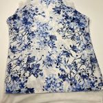 ZARA  Basic White Blue Floral Butterfly Dress Size XS Photo 8
