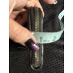 Juicy Couture Black/Tan Monogram Zip Wallet Pockets Card Slots Designer Photo 3