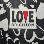 Brighton  Endless Love Black & White heart mini backpack adjustable straps Photo 6