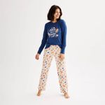 Target Jammies for your Families Women's Size 1X 2 Piece Pajamas Cookie Cookies Fleece Photo 2