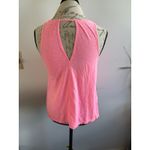 Lilly Pulitzer  Pink Sleeveless Tank Top Cutout Back Casual Cute Women's Photo 1