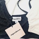 superdown Paulina Strappy Top in Black & White Medium Photo 3