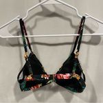 DIXXON NWT tropical gili tanning suit bikini top swim surf beach pool triangle Black Size M Photo 4