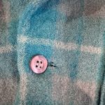 Sears Vintage Blue and Green Plaid Flannel Wool Blend Button Down Shirt Medium Photo 4