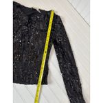 Ramy Brook NWT Ramy Brooke Black Nicole Sequined Top Glam Elegant Sleek Party Womens Sz S Photo 3