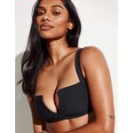 Knix Sculpt Ruched Bikini Top Black Womens Size Large Swimwear Beachwear NWT Photo 4