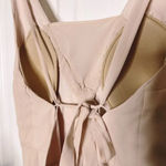 Birdy Grey Sz S Light Pink Maxi Dress Tie Back Bridesmaid Dress Photo 2