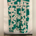Maeve Anthropologie  Emma Green Floral Crochet‎ Lace Mini Dress Size 4 Photo 4