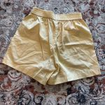 Rag and Bone Emma Poplin Shorts Yellow beach lounge comfortable stretch Photo 4