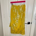 House of Harlow BNWT 1960 x REVOLVE Mustard Gold Mirai Midi Skirt Photo 3
