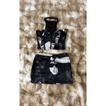 Mini skirt and top Black Size XS Photo 1