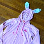 Jenni  (Macy’s) Womens Bunny Ears Footed Pajamas/Onesie, Sz Medium Photo 0