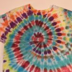 Hanes Tye dye short sleeve tee shirt woman’s size large Photo 1