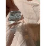 Velvet Heart Pink Tencel Flutter Sleeve Tie Neck Button Front Blouse Shirt M Photo 5