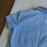 Westbound Vintage 90s Full-Zip Denim Short Sleeve Shirt Casual - Sz Medium Photo 8