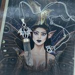 Sterling Silver Lemurian Crystal Point Dragon Necklace Photo 0