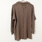 Free People Travis Polo Waffle Knit Tunic Dark Green Size XS Photo 6