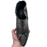Madden Girl “Dafni” Women’s Size 8M Black Snake Print Ankle Boots Booties Photo 9