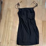 Brandy Melville  Black satin slip  Dress Photo 5