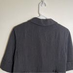 Lane Bryant Short Sleeve Blazer 3 Button Charcoal Gray 16 Photo 5