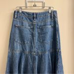 Alice + Olivia  Jeans Donella High Low Denim Skirt Brooklyn Blue Size 25 Photo 7