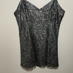 Diane Von Furstenberg  Metallic Pewter Top Photo 2