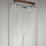 Banana Republic  linen white straight leg pants size 10 Photo 2
