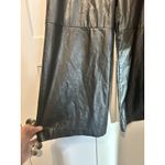 Karen Kane Wide Leg Faux Leather Pants Women's Size XL Gothic Rocker City Edgy Photo 3