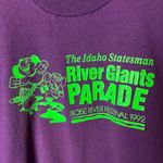 Urban Outfitters 1992 Boise River Festival T Shirt Vintage 90s Extra Large XL Purple Graphic Tee Photo 4