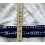 Willi Smith Linen White Black Embroidered Lined Elegant Summer Fashion Skirt 4 Photo 7