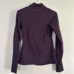 Yogalicious 🦋  Purple Long Sleeve Quarter Zip Workout Top Athletic Athleisure XS Photo 3