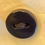 ZARA Trafaluc navy blue blouse top shirt v- neck pocket button Size M Photo 6