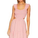 Heartloom Pink Ruffle Cut-Out Dress - Small sold out at Revolve Photo 0