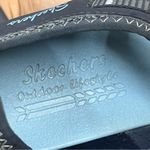 Skechers  Women’s 6.5 Blue Outdoor Slip On Bungee Lace Knit Sneaker Sandals Photo 8