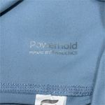 Fabletics  High Waisted Powerhold Baby Blue Logo Stripe Leggings Women’s Medium Photo 6