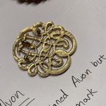 Trifari Lot Of 4 Brooch Pins Vintage - Modern Gold Tone 1 Avon, 1 , 1 Monet Photo 7