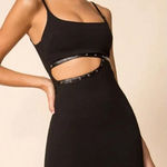 superdown  Kelly Cut Out Dress Black Mini Grommet Size Small‎ Photo 0